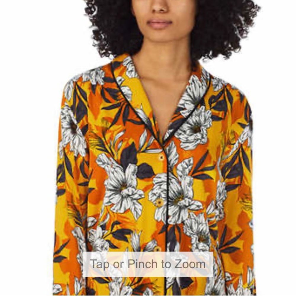 Room Service Ladies’ Shawl collar pajama set NWT - Picture 2 of 4